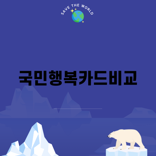 국민행복카드비교로 즐기는 다양한 혜택