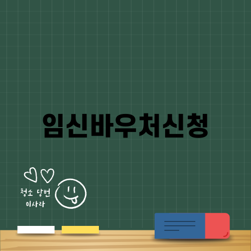 임신바우처신청 혜택과 방법
