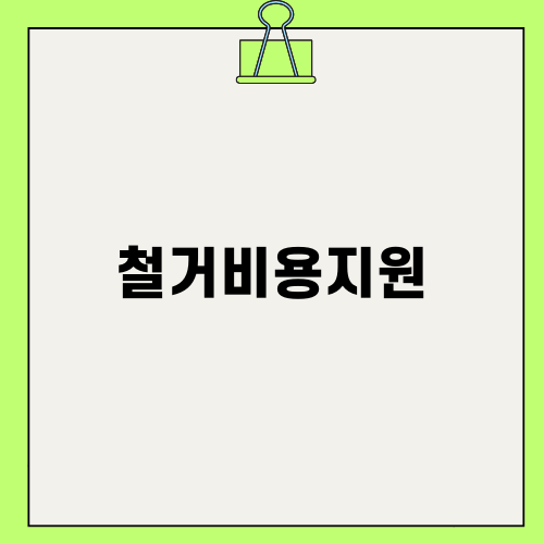 효과적으로 알아보는 철거비용지원